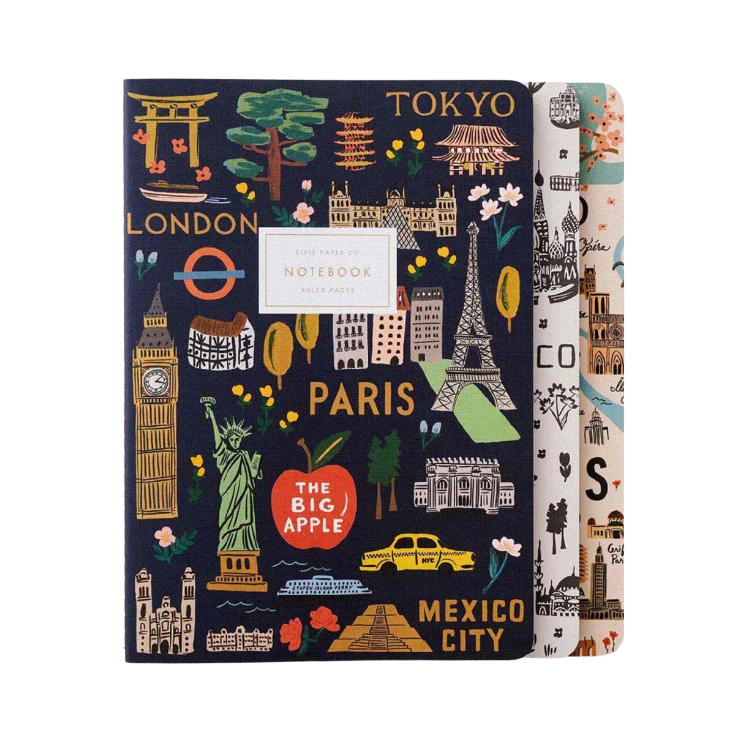 Set Libretas A5 Bon Voyage | Pack de 3