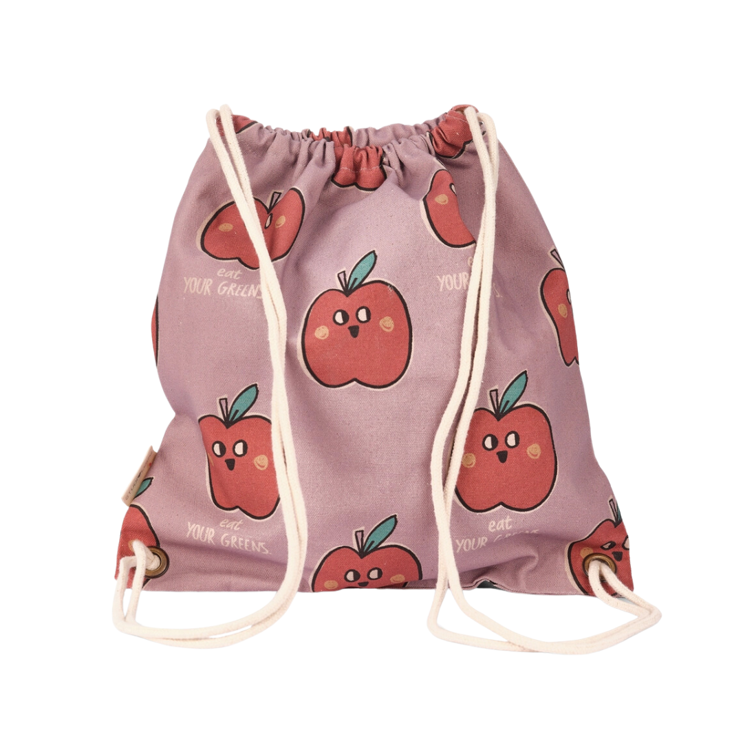 Bolsa de lona infantil Manzanitas