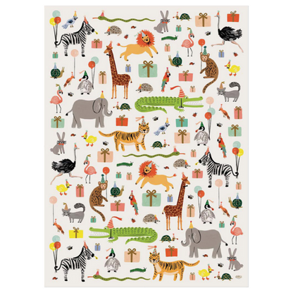 Papel regalo animales