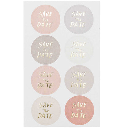 Pegatinas Save the Date | Pack 4 hojas