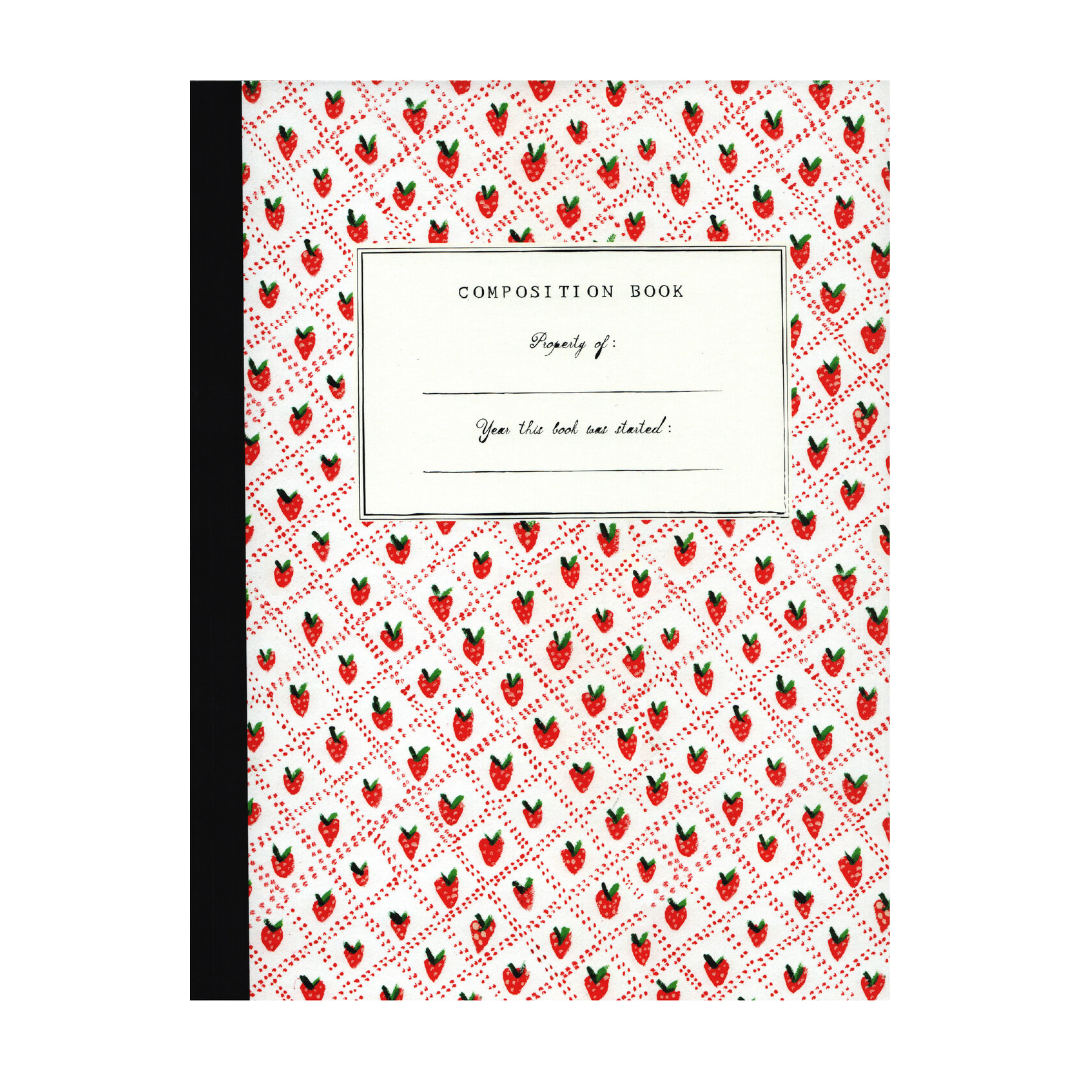 Libreta Vintage Fresas