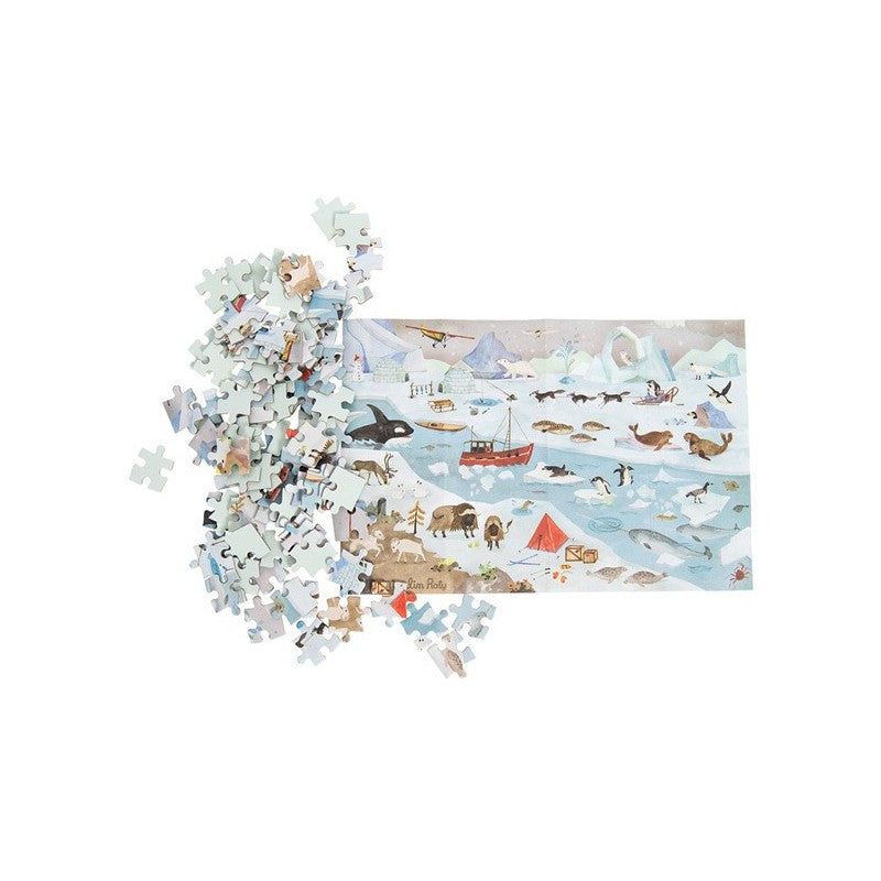 Puzzle Explorador del Polo | 96 piezas