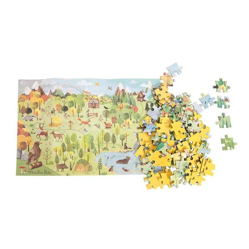 Puzzle Explorador del Bosque | 96 piezas